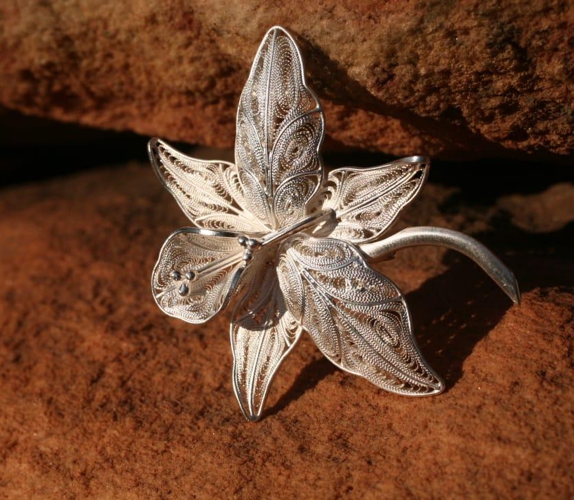 Broche Orquídea