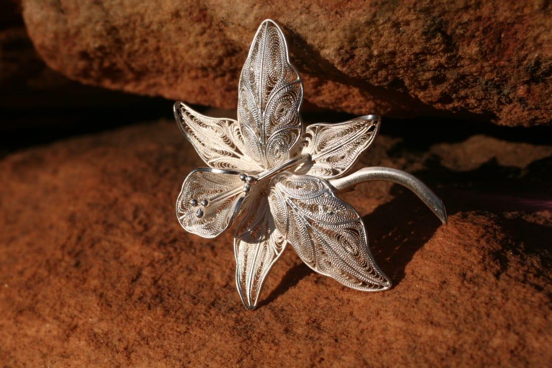 Broche Orquídea