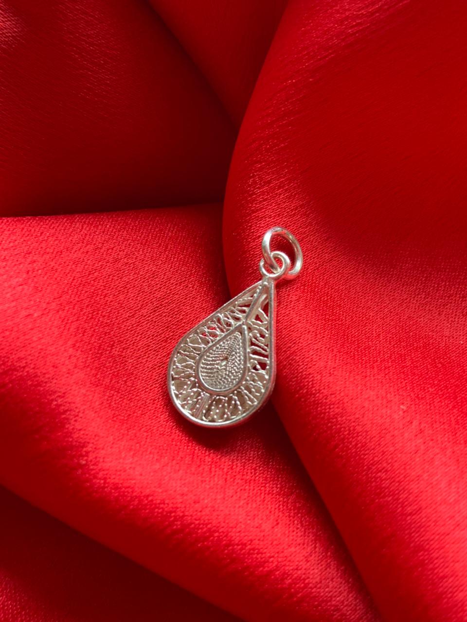 Pingente Aromático Gota de Filigrana