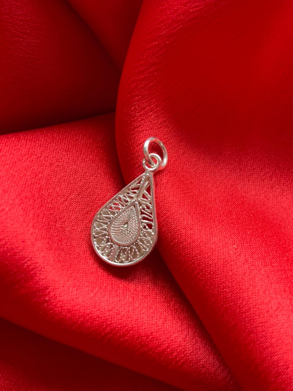 Pingente Aromático Gota de Filigrana - Imagem 2